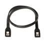 Aisens Cable SATA III Datos 6G con Anclajes, 0,5m, Negro